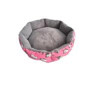 MLEJICLZD Stylish and warm pet beds, cat and dog, economical and affordable, many styles to choose from, indoor resting place(Pink cat,S)
