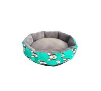 MLEJICLZD Stylish and warm pet beds, cat and dog, economical and affordable, many styles to choose from, indoor resting place(Green cat,M)