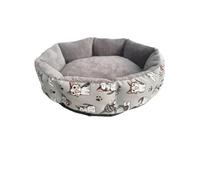 MLEJICLZD Stylish and warm pet beds, cat and dog, economical and affordable, many styles to choose from, indoor resting place(Grey cat,L)