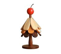 MLEJICLZD Wooden Christmas Tree Trivet - how hot Resist Hot Pot/Teapot Mat | Holiday Decor Gift(Third floor,Apple)