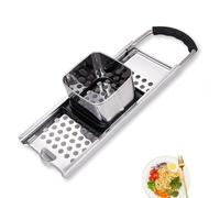 Mlesi Premium Grade Stainless Steel Spaetzle Maker Widen Plastic Handle Homemade Egg Noodle Dumpling Perfect Sized for pots and Pans Making Tool