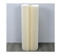 MLGFS Display stands, Cardboard Columns Pedestal Stand, Foldable Paper Flower , Display Column With Acrylic Lid(11.8in,31.5in)