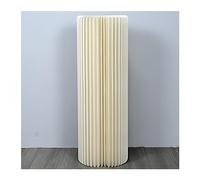 MLGFS Display stands, Cardboard Columns Pedestal Stand, Foldable Paper Flower , Display Column With Acrylic Lid(15.75in,39.37in)