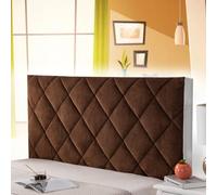 mlhk Bed Headboard Cover Slipcover Padded Headboard Cover Headboard Headboard Slip Cover Cushion Slip Cover Single/Double/Queen King/Super King Size Beds,brown-200cm