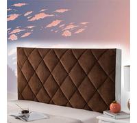 mlhk Bed Headboard Cover Slipcover Padded Headboard Cover Headboard Headboard Slip Cover Cushion Slip Cover Single/Double/Queen King/Super King Size Beds,brown-220cm