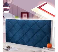 mlhk Bed Headboard Cover Slipcover Padded Headboard Cover Headboard Headboard Slip Cover Cushion Slip Cover Single/Double/Queen King/Super King Size Beds,blue-160cm