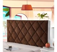 mlhk Bed Headboard Cover Slipcover Padded Headboard Cover Headboard Headboard Slip Cover Cushion Slip Cover Single/Double/Queen King/Super King Size Beds,brown-150cm