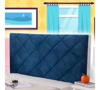 mlhk Bed Headboard Cover Slipcover Padded Headboard Cover Headboard Headboard Slip Cover Cushion Slip Cover Single/Double/Queen King/Super King Size Beds,blue-180cm