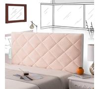 mlhk Bed Headboard Cover Slipcover Padded Headboard Cover Headboard Headboard Slip Cover Cushion Slip Cover Single/Double/Queen King/Super King Size Beds,pink-120cm