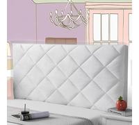 mlhk Bed Headboard Cover Slipcover Padded Headboard Cover Headboard Headboard Slip Cover Cushion Slip Cover Single/Double/Queen King/Super King Size Beds,white-100cm