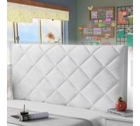 mlhk Bed Headboard Cover Slipcover Padded Headboard Cover Headboard Headboard Slip Cover Cushion Slip Cover Single/Double/Queen King/Super King Size Beds,white-220cm
