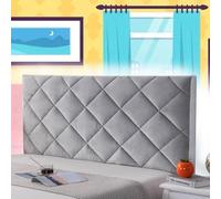 mlhk Bed Headboard Cover Slipcover Padded Headboard Cover Headboard Headboard Slip Cover Cushion Slip Cover Single/Double/Queen King/Super King Size Beds,grey-190cm