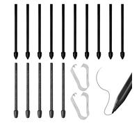 Mlifleue 15PCS Replacement for Remarkable Pen Tips, Compatible with Remarkable 2 Pen, Replacement for Marker 1/2 Stylus Marker Pen with 2 U-Shaped Tweezers (5 Felt Nibs, 10 Hard Tips and 2 Tools)