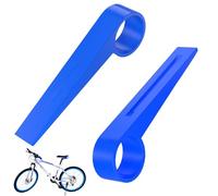 Mlifleue 2 Pack Piston Press Tool Bike Brake Caliper Tool, Hydraulic Disc Brake Spreader Tackle Road MTB Bicycle Oil Skid Caliper Reset Retracting Repair Tackle, Blue