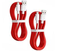 Mlifleue 2 PCS 65W USB C Charging Cable for OnePlus Charger, 2M USB C Fast Charging Cable Warp Charge Compatible with OnePlus 11/10 Pro/Nord 2T/8/7 Pro/7T/6T/6/5T/5/3T (2M)