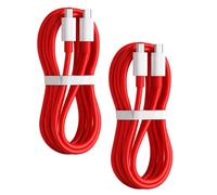 Mlifleue 2 PCS Type C Charging Cable for OnePlus, Type C Fast Charging Cables, 2M USB C to C Cable 65W Power Compatible with OnePlus 11/10 Pro/Nord 2T/8/7 Pro/7T/6T/6/5T/5/3T
