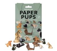 Mlifleue 3D Origami Kit, 50 Sheets DIY Paper Pups Kit, Paper Pups Origami, Origamis Dogs for Beginner Handmade Home Decoration Gift, Creative Craft Activity for Animal Lovers