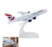Mlifleue Model Plane Compatible, Diecast Plane Model A380 British Airways Collections, Airplane Models for Virgin Atlantic, 1:400 Models Airplane Collectibles for Aviation Enthusiasts
