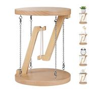 Mlijzard Tensegrity Structure Building Block, Anti Gravity Physics Gift, Tensegrity Table, Floating Table Building Block, Handmade Floating Table Model, Tensegrity W/Integrity, 12 x 12 x 13 cm (Wood)