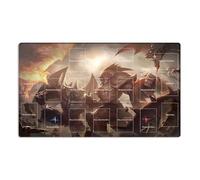 Mlikemat New Playmat Exodia VS 3 Gods TCG CCG Trading Card Game Mat Pad with Zones + Free Bag (ZD039-184-A)