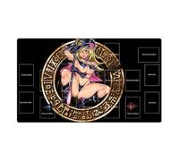 Mlikemat New Playmat Magi Magi Magician Gal TCG CCG Trading Card Game Mat with Zones + Free Bag (ZD039-436-A-with Zones)