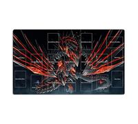 Mlikemat New Playmat Red-Eyes Darkness Dragon CCG TCG Trading Card Game Mat + Free Bag (ZD014-322-A)