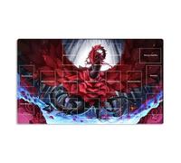 Mlikemat Playmat Black Rose Dragon TCG CCG OCG Trading Card Game Mat Mpose Pad + Free Bag