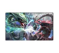 Mlikemat Playmat Slifer The Sky Dragon TCG CCG OCG Trading Card Play Mat with Zones + Free Bag (ZD039-858-A)