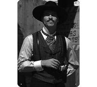 Mlilizart Doc Holliday Tombstone Best Movies of All Time Poster Metal Tin Sign 8 x 12Inch Funny Man Cave Cool Wall Decor