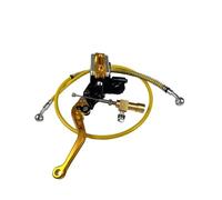 MLIOJU Motorcycle Clutch Lever Motorcycle Modify Brake Master Cylinder Clutch Pump Lever Oil Pipe Kit for Dirt Pit Bike Sport Bike Scooter ATV