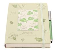 Mljtoyo Academic Diary 2026-2027,A5 Page a Day,Academic Year Diary Daily Planner Organiser Jul 2026-Jun 2027 with Pen, Pen Holder, Monthly Planner with Pocket,Stickers (Green, Jul 2026-Jun 2027)