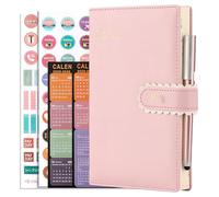 MLjtoyo Diary 2025-2026 A5 Day per Page, Productivity Daily Planner From July 2025 to June 2026, Agenda Organizer Monthly Planner with Monthly Tabs,Stickers,Pen,Back Pocket
