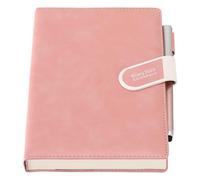 Mljtoyo Diary 2026 Page a Day, A5 Diary Organiser Daily Planner from Jan 2026 to Dec 2026, 12 Months Monthly Planner with Monthly Tabs,Pen,3 Bookmarks,Inner Pocket,Stickers,Pink