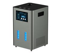 MLKHESY Hydrogen Inhalation Machine, High Flow SPE/PEM Molecular H2 Inhaler, 99.99% Purity 3 Outlet Brown's Gas Generator, for Home & Office Gray 4200ml/min