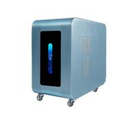 MLKHESY Portable Hydrogen Machine with Universal Wheels, Dual-Output Inhaler, Nasal Hydrogen Therapy Hydrogen Water Generator, 99.99% Purity, Improve Sleep