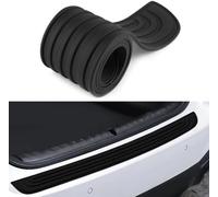 MLLAS Car Rear Bumper Protector For Toyota Prius Plus | Typ ZVW4 | Bj. 2012-2015, Flexible Rubber Bumper Guard Trunk Rubber Protection Scratch-Resistant Door Entry Guards,Black-104X9CM