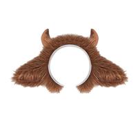 Mllepjdh 1/2 Piece Animal Yak Costume Set Ear Headband Tail Accessories Halloween Masquerade Party Props Halloween Cosplay Costume