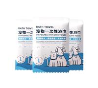 Mllepjdh 10pack Disposable Dog Towel Quick Drying Pets Towel Soft Fiber Absorbent Bath Towel Convenient Pet Towel Disposable Pet Towels Pet Towels Disposable Disposable Towels for Pet Pet