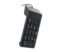 Mllepjdh 18Keys Corded Keyboard Numeric Keypad Enhances Durability And Stability For Laptop PC Desktop Typing Numpad Computer Keyboard