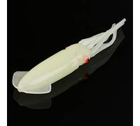 Mllepjdh 1pc New 110mm B2 Fishing Octopus Squid Bodies Luminous Fish Lures Glow in Dark Fishing Hooks for Hats 10 Pack