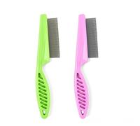 Mllepjdh 2 Pcs Pet Brush Stainless Steel Needle Comb Needle Hairdressing Brush Tool Cats/Dogs Self Supplies