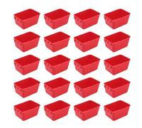 Mllepjdh 20PCS Bird Cage Cups Feeders Cups for Food Feeding Watering Bowl Chicken Waterer Cup Water Food Bowl Bird Supplies Chicken Feeders