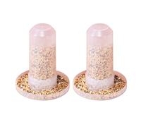 Mllepjdh 2pcs Garden Poultry Food Dispenser Easy Environmental Farm Safe Pet Chicken Automatic Feeding Bucket Chicken Food Dispenser Automatic Chicken Food Dispenser Chicken Food Dispenser