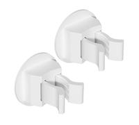 Mllepjdh 2pcs Self-Adhesive Mop Holder Wall Mounted Mop Brooms Organizers Tool Holder for Laundry Room Bathroom Garage