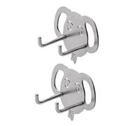 Mllepjdh 2Pcs Sturdy Stainless Steel Coffee Portafilter Holder Wall Mounted Space Saving Storage Rack for Kitchen