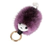 Mllepjdh 3. Lightweight Hedgehog Keyring With Sturdy Clip Faux Hair Bag Charm For Women Men Versatile Car And Purse Decoration Luxurious Keychain Bag Charm