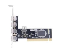 Mllepjdh 480Mbps To USB 2.0 Extension Card Adapter USB 2.0 5 Port Controller Card Expansion Card For Desktops Accessories
