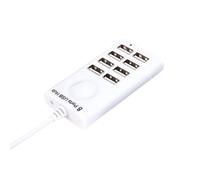 Mllepjdh 8 Port USB 2.0 Hubs Quick Data Transfer Up To 480Mbps Extended 100CM Cable For Flexible Connectivitys