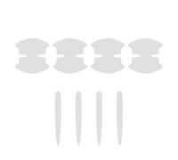 Mllepjdh 8PCS Car Door Handle Protector Protective Film Scratch Resistance Paint Protective Guard for Vehicles Easy Installation Adhesive Door Handle Guard