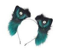 Mllepjdh Animal Ear Hairband With Soft Faux Furs Elastic Cosplay Hairhoop For Theme Parties Festival Gathering Dressingup Props Cosplay Wolf Ears Headpiece
